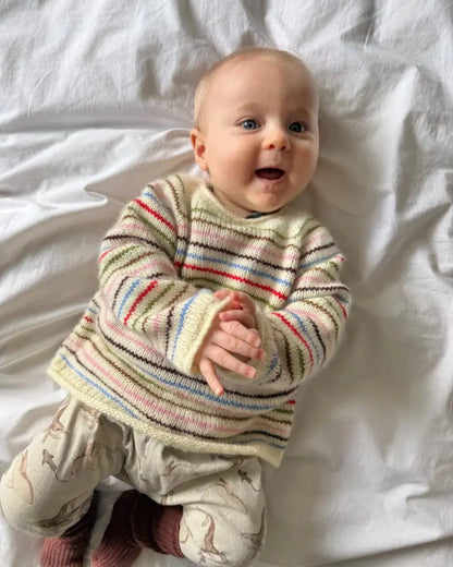 PetiteKnit Frankie sweater baby pattern PetiteKnit