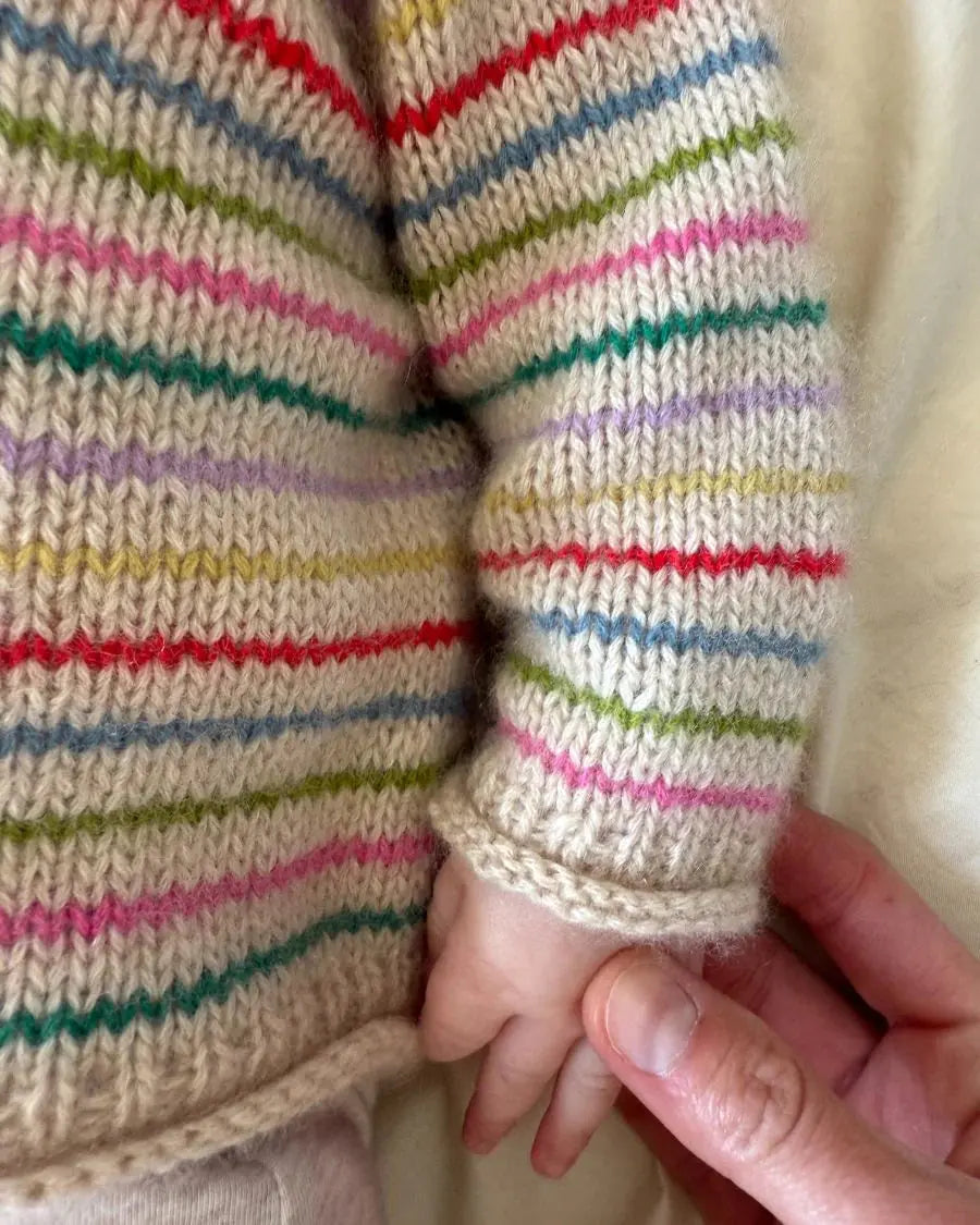 PetiteKnit Frankie sweater baby pattern PetiteKnit
