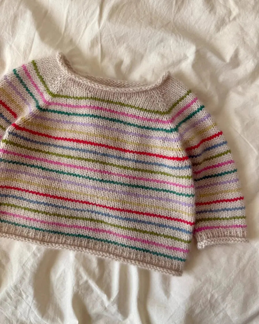 PetiteKnit Frankie sweater baby pattern PetiteKnit
