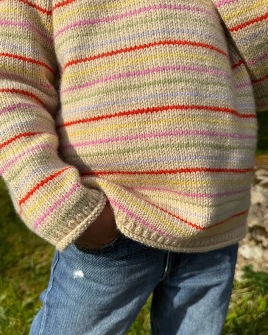 PetiteKnit Frankie sweater junior pattern PetiteKnit