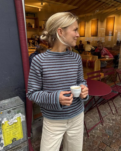 PetiteKnit Frankie sweater pattern - Treasure Modern Knitting