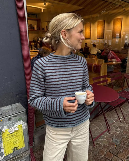 PetiteKnit Frankie sweater pattern - Treasure Modern Knitting