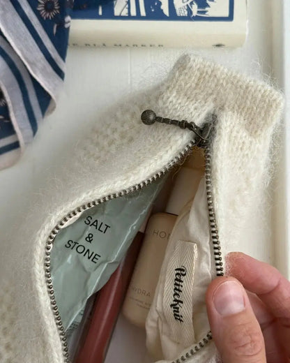 PetiteKnit Honey Clutch pattern - Treasure Modern Knitting