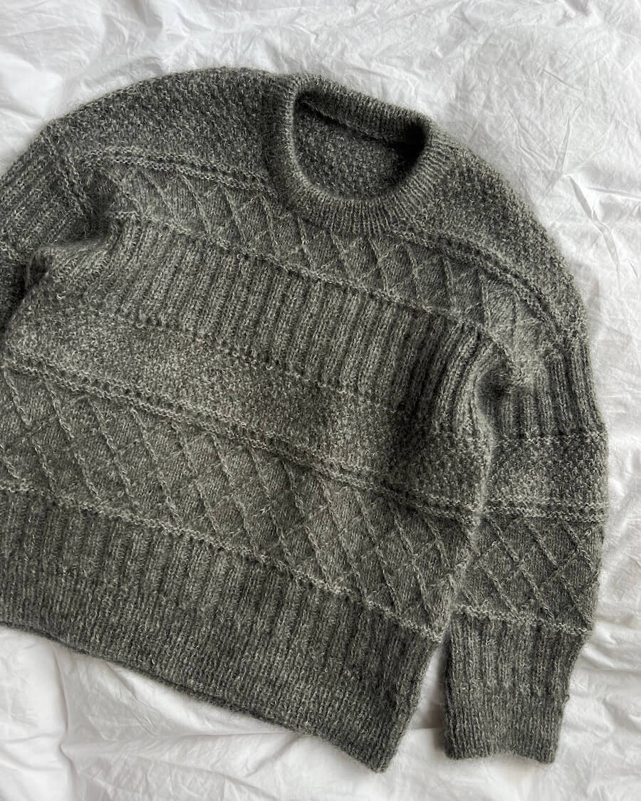 PetiteKnit Ingrid sweater pattern PetiteKnit