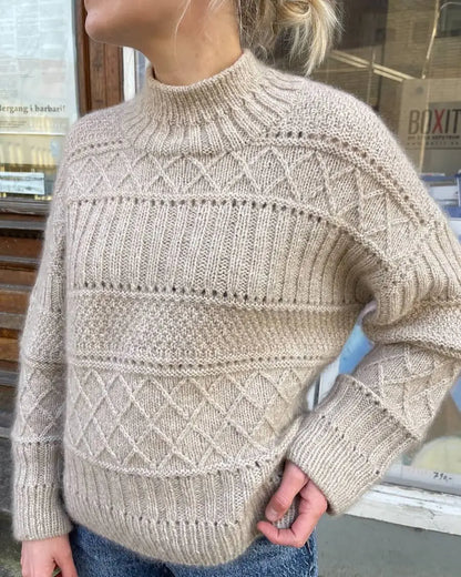 PetiteKnit Ingrid sweater pattern PetiteKnit