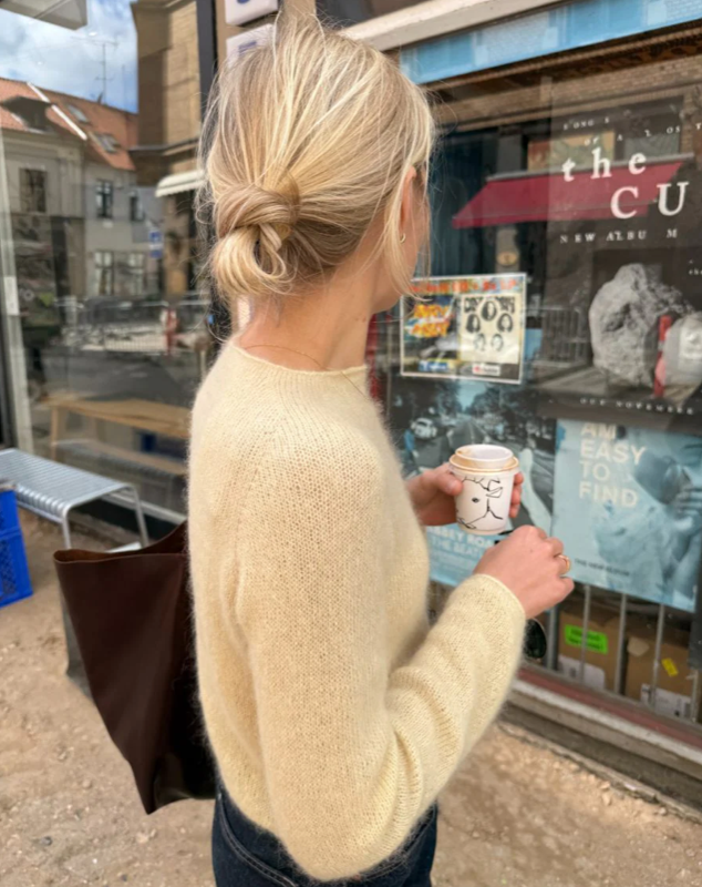 PetiteKnit Ivy Blouse yarn kit - Treasure Modern Knitting