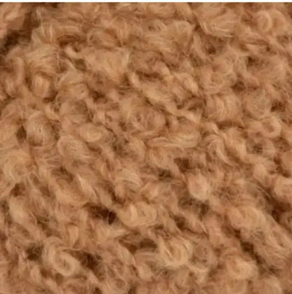 PetiteKnit Teddy Clutch yarn kit - small version in Gepard Teddy Dear - Treasure Modern Knitting