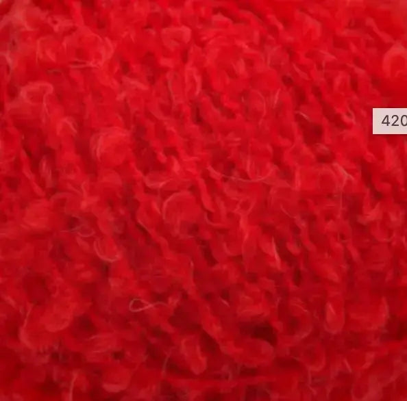 PetiteKnit Teddy Clutch yarn kit - small version in Gepard Teddy Dear - Treasure Modern Knitting