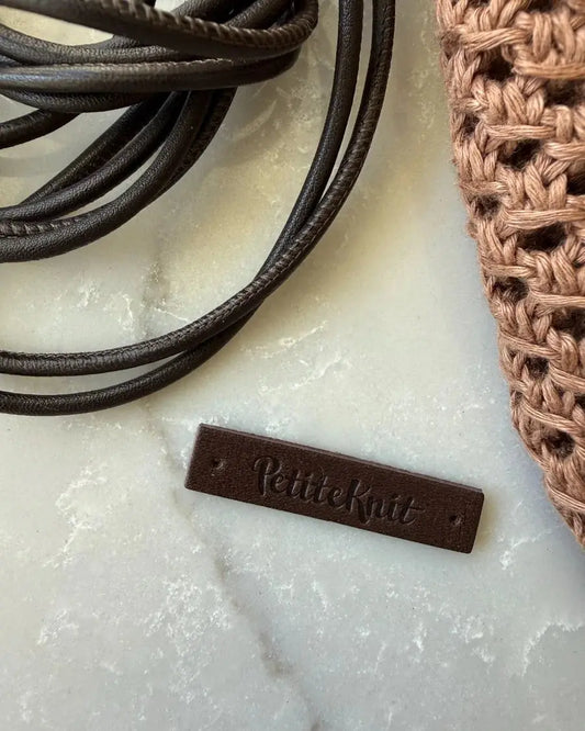PetiteKnit Leather Labels PetiteKnit