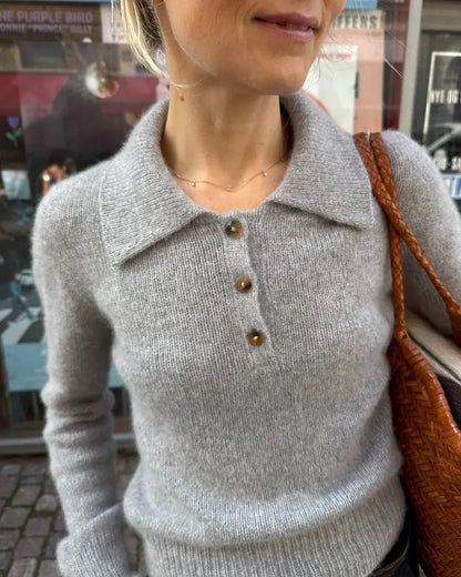 PetiteKnit Petra Polo pattern PetiteKnit