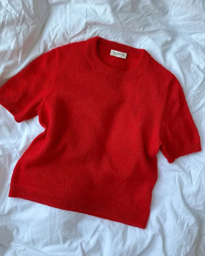 PetiteKnit Poppy Tee pattern - Treasure Modern Knitting