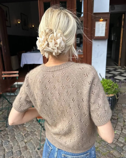 PetiteKnit Rigmor Tee pattern - Treasure Modern Knitting