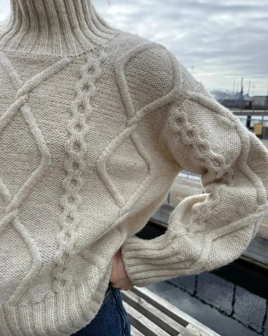 PetiteKnit Saga Sweater yarn kit - Treasure Modern Knitting