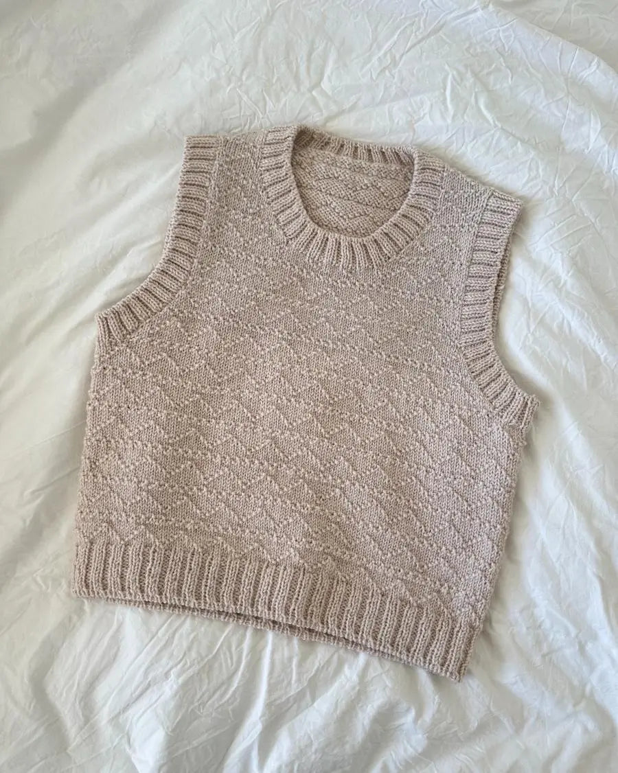 PetiteKnit Sille Slipover pattern - Treasure Modern Knitting