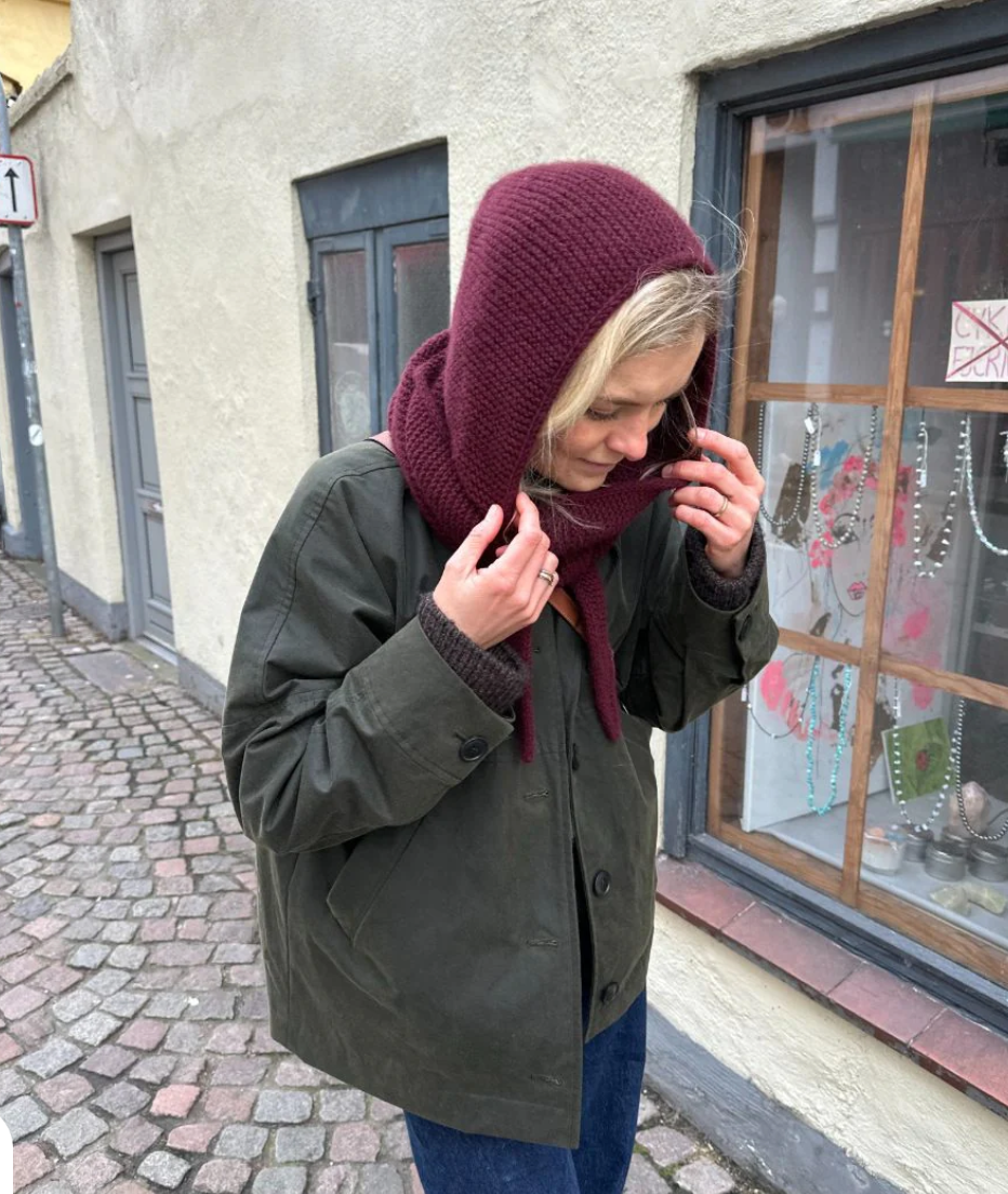 PetiteKnit Sophie Hood yarn kit WITH PATTERN - Treasure Modern Knitting