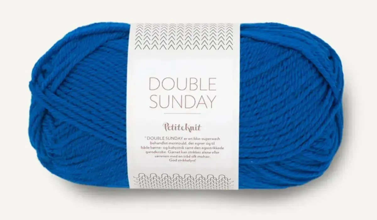 Double Sunday yarn Sandnes Garn Treasure Modern Knitting