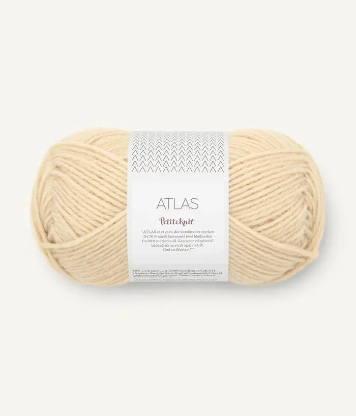 PetiteKnit Terrazzo hat yarn kit - Sandnes Atlas version PetiteKnit