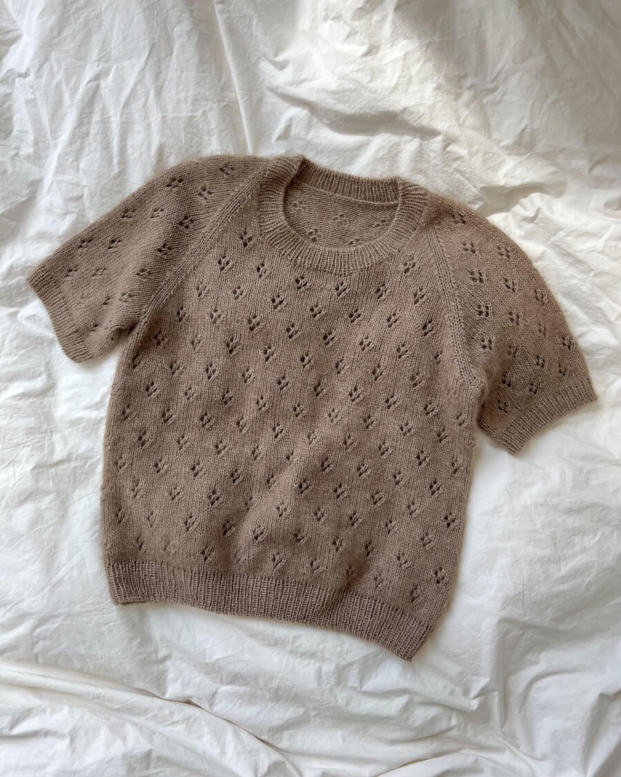 PetiteKnit Rigmor Tee pattern - Treasure Modern Knitting