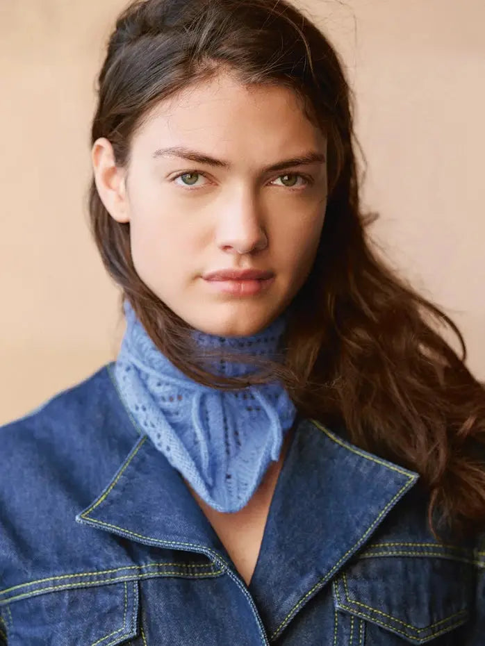 Sandnes Garn Agnes head scarf pattern