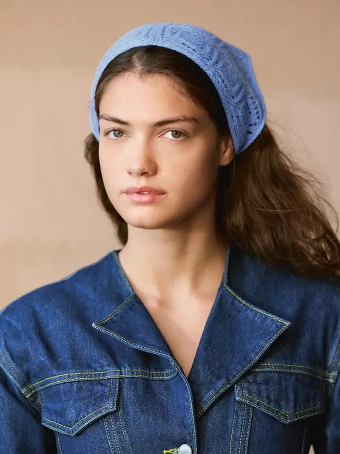 Sandnes Garn Agnes head scarf pattern Sandnes Garn