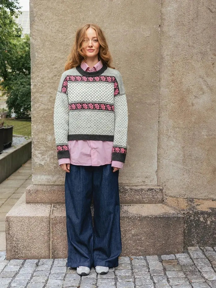 Sandnes Garn Blomengenser sweater pattern Sandnes Garn