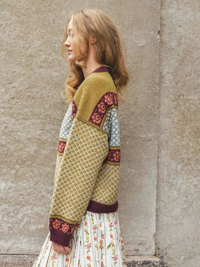 Sandnes Garn Blomengenser sweater pattern Sandnes Garn