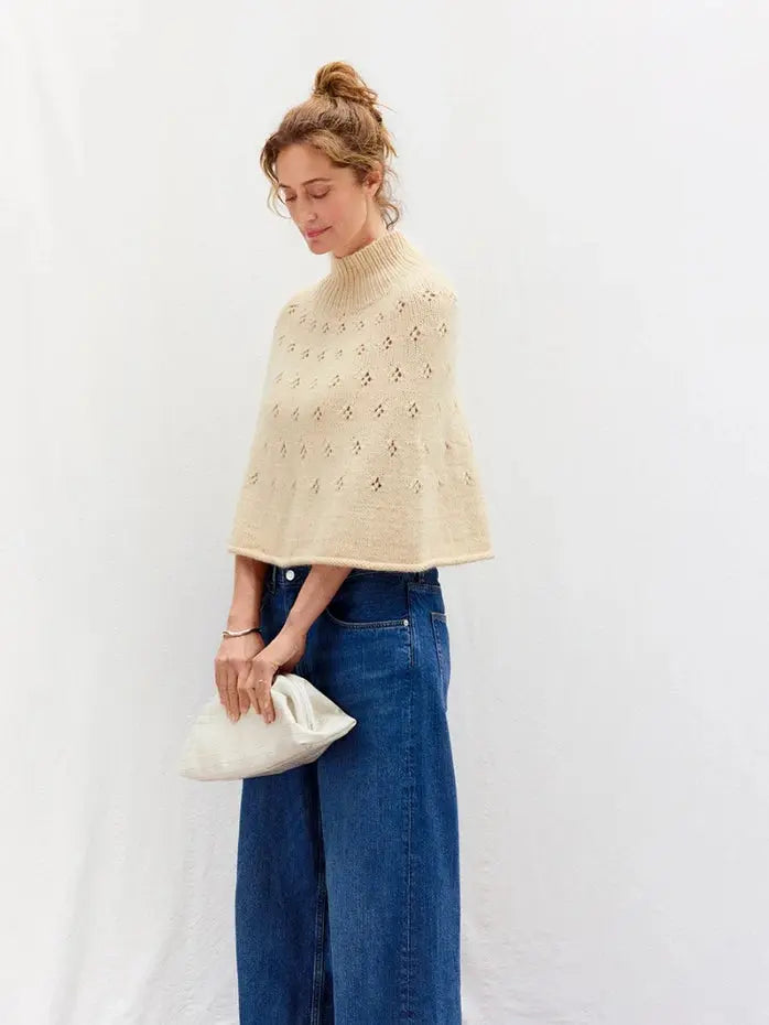 Sandnes Garn Elodie poncho pattern