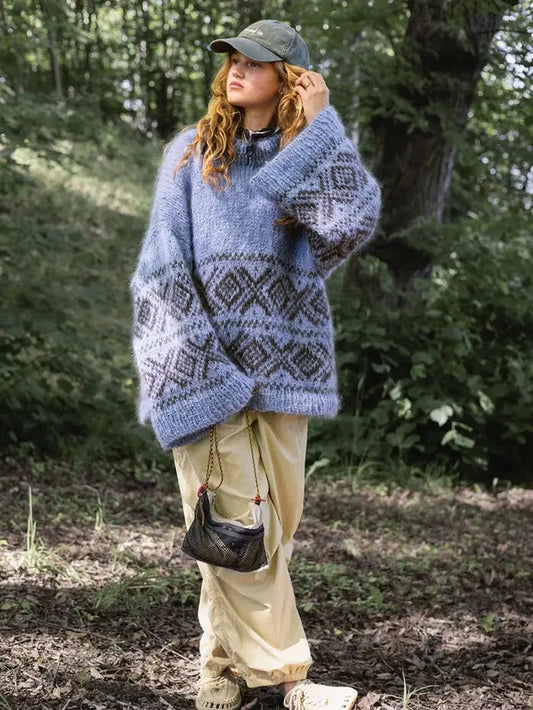 Sandnes Garn Fun Chunky Marius sweater pattern Sandnes Garn