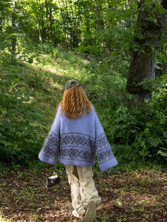 Sandnes Garn Fun Chunky Marius sweater pattern Sandnes Garn