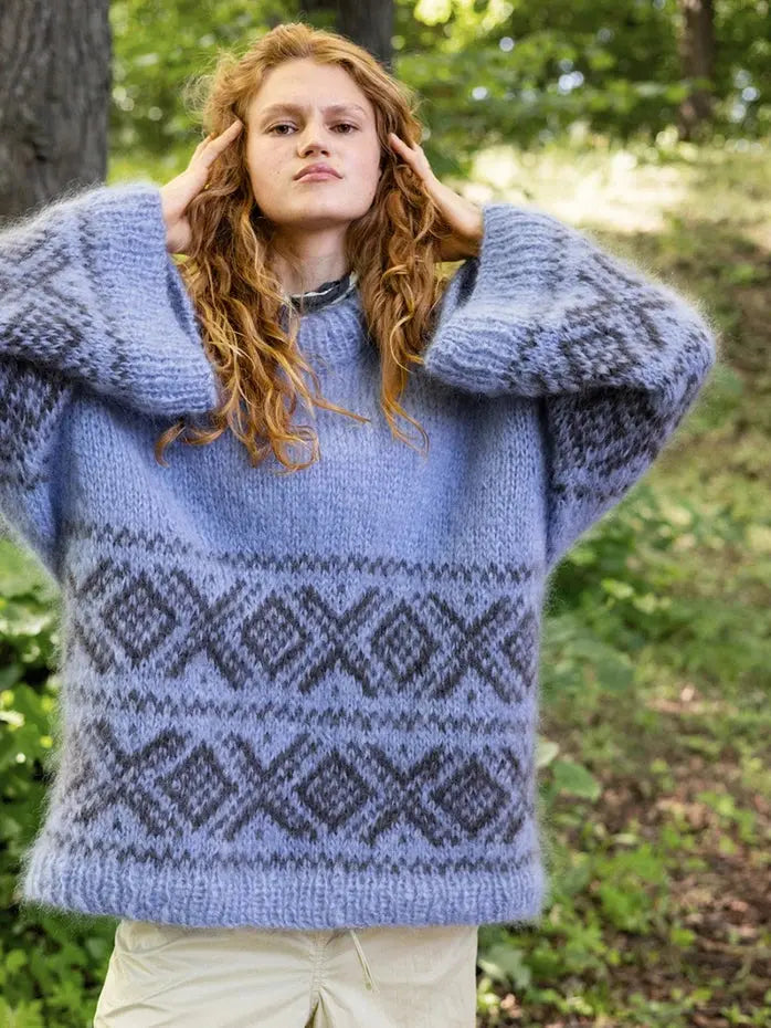 Sandnes Garn Fun Chunky Marius sweater pattern Sandnes Garn