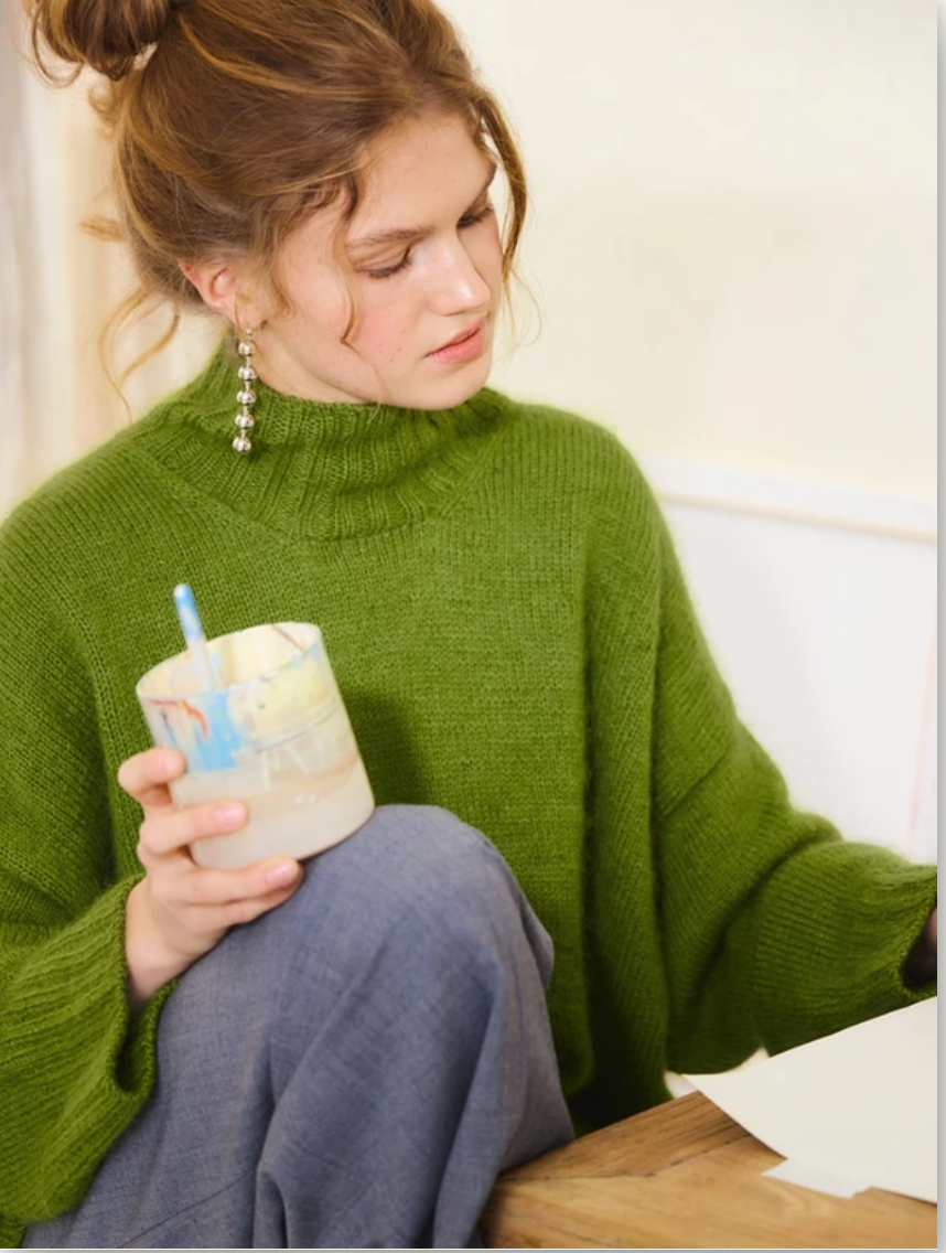 Sandnes Garn Mindy Sweater pattern  PRE- ORDER - Treasure Modern Knitting