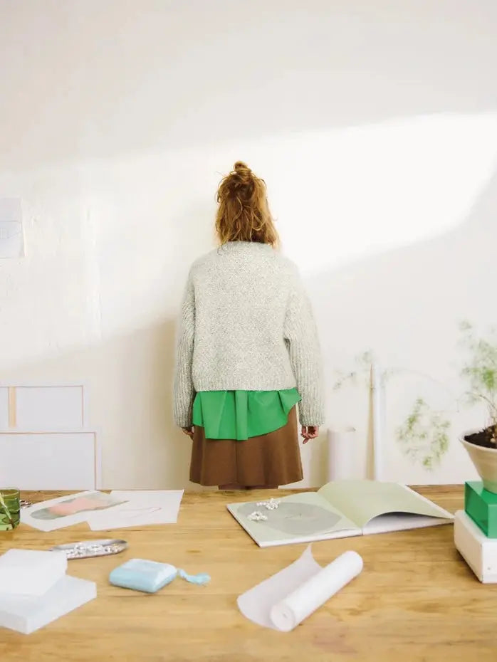 Sandnes Garn Harper Cardigan pattern PetiteKnit