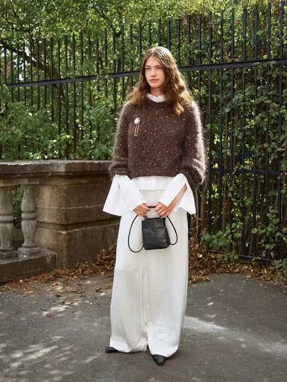 Sandnes Garn Rookie sweater Paljett version - Treasure Modern Knitting