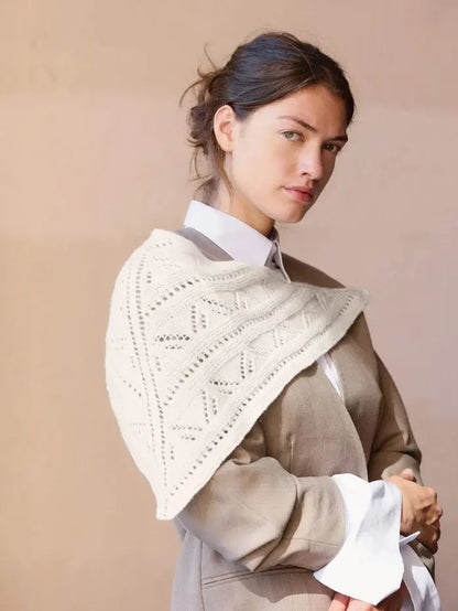 Sandnes cashmere Petra scarf yarn kit