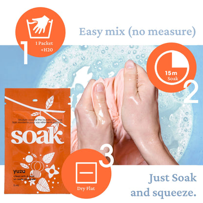 Soak Wash - Soak® Laundry Soap - 5mL sachets - Treasure Modern Knitting