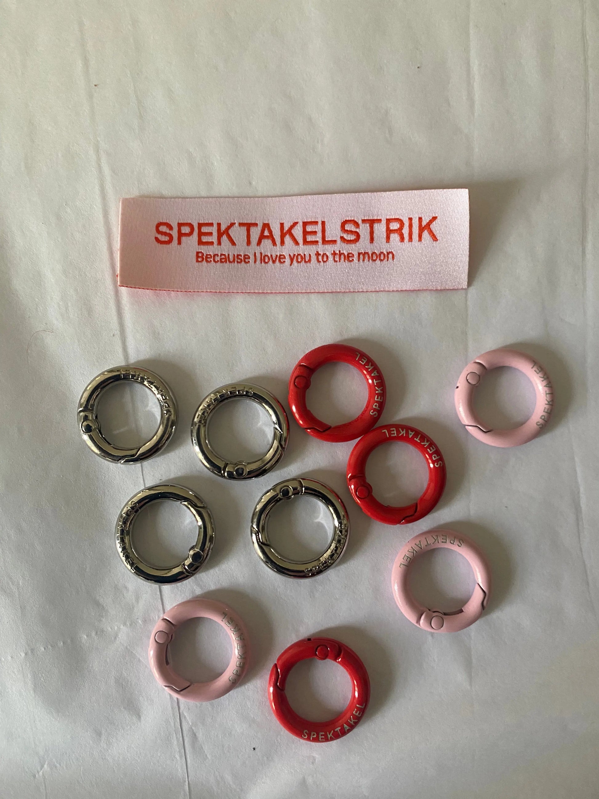 Spektakelstrik -  Chubby Stitch Markers  - 10 pieces included Spektakelstrik