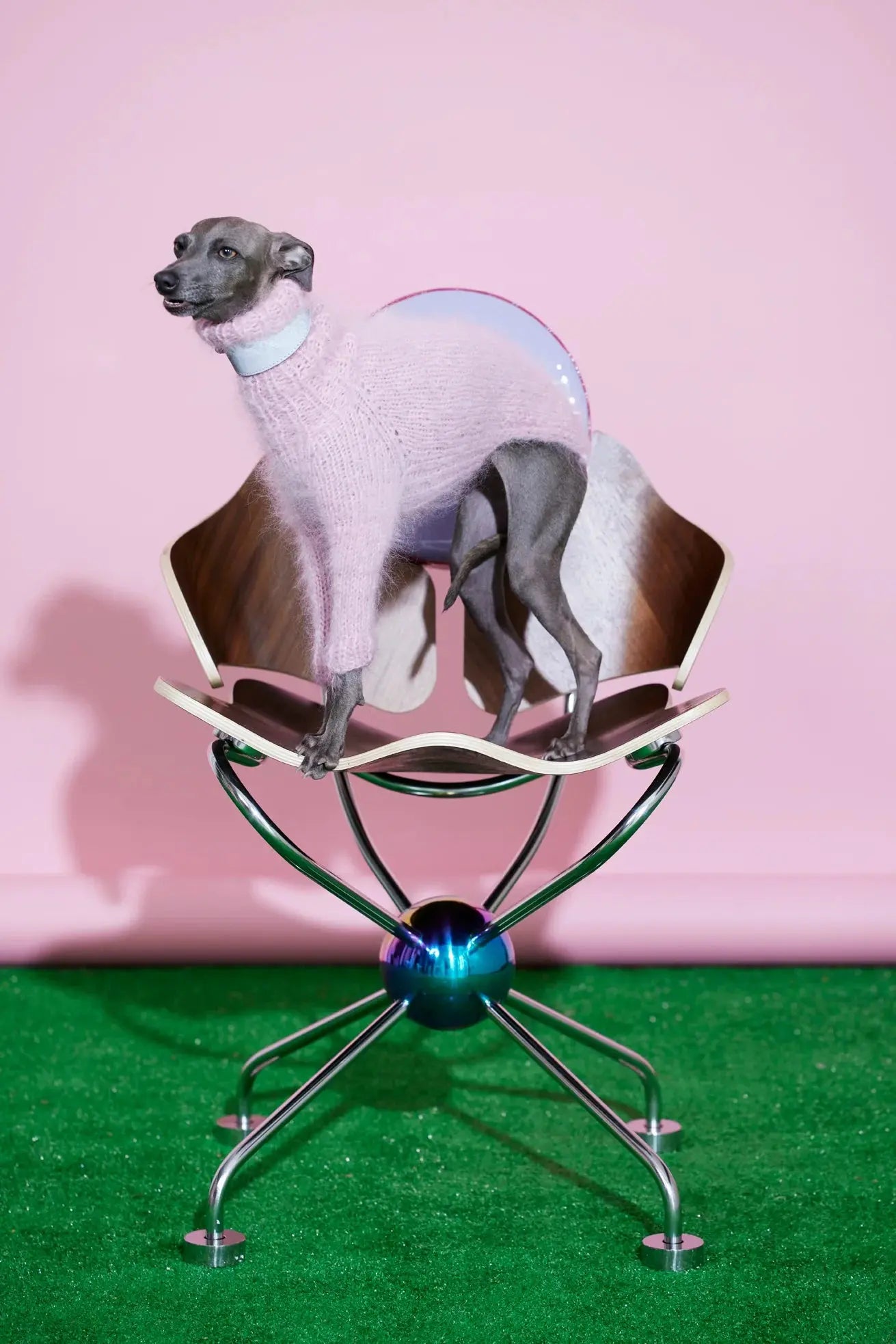 Spektakelstrik Fat Fur Dog Coat bundle includes hardback book with 27 patterns Spektakel Strik