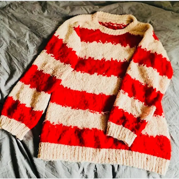 Yarn Kit Grunge Sweater Acne Distressed 