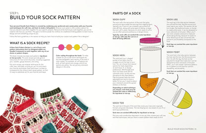 The Doodle Sock Knit Directory: 200 mix & match motifs to design and knit your own socks