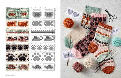 The Doodle Sock Knit Directory: 200 mix & match motifs to design and knit your own socks