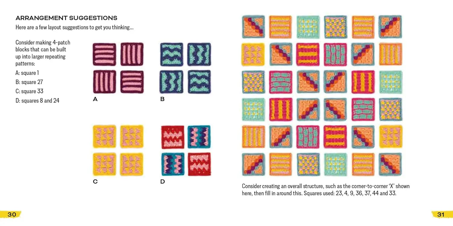 The Granny Square Stitches Card Deck - Search Press - Treasure Modern Knitting