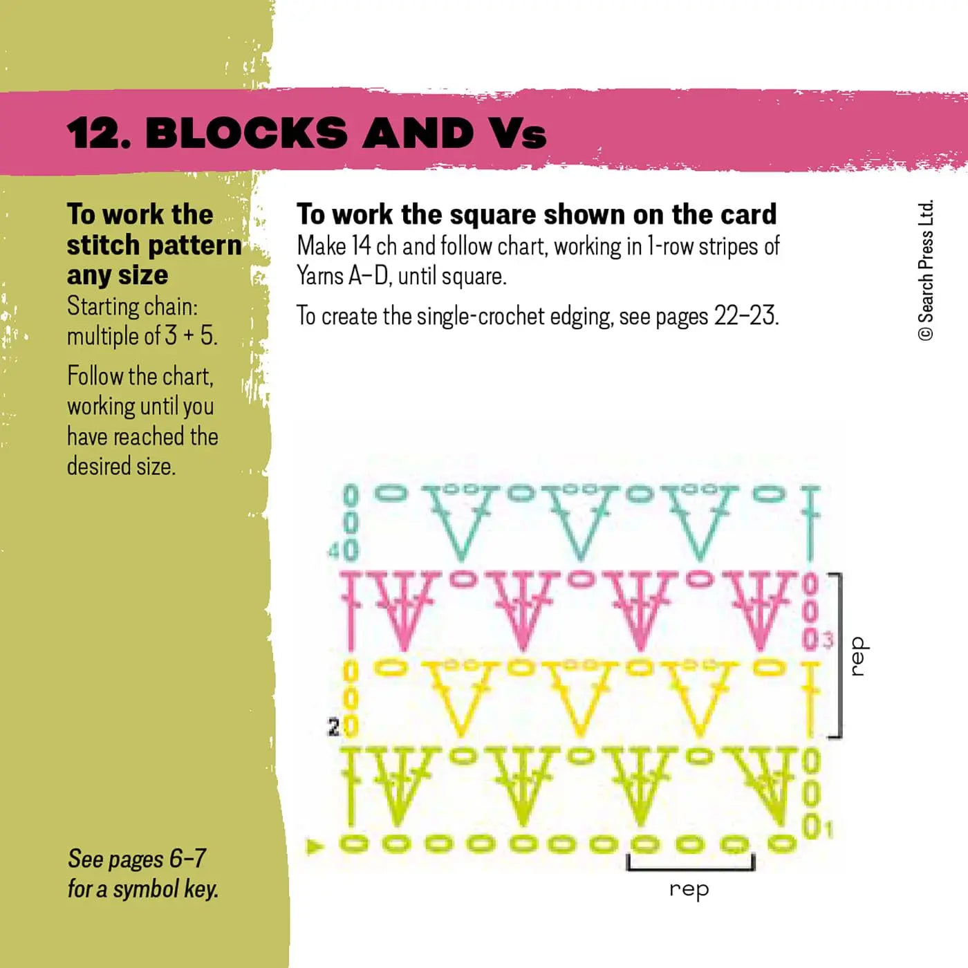 The Granny Square Stitches Card Deck - Search Press - Treasure Modern Knitting