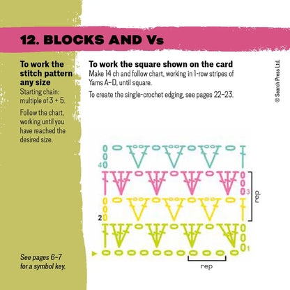 The Granny Square Stitches Card Deck - Search Press - Treasure Modern Knitting