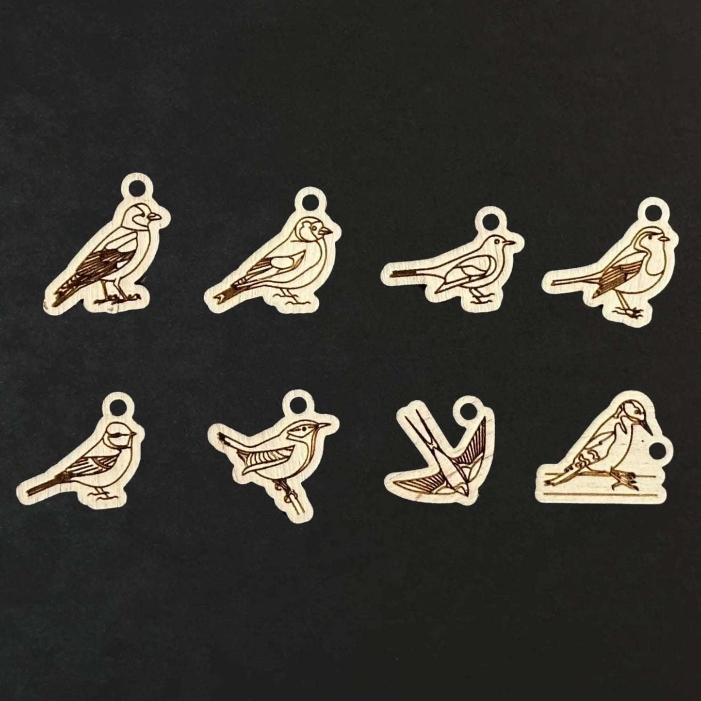 Yarnistry - British birds stitch markers Yarnistry