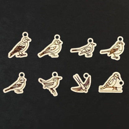 Yarnistry - British birds stitch markers Yarnistry