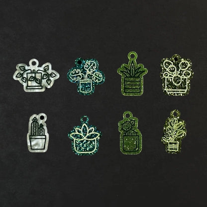 Yarnistry - House plant stitch markers Yarnistry
