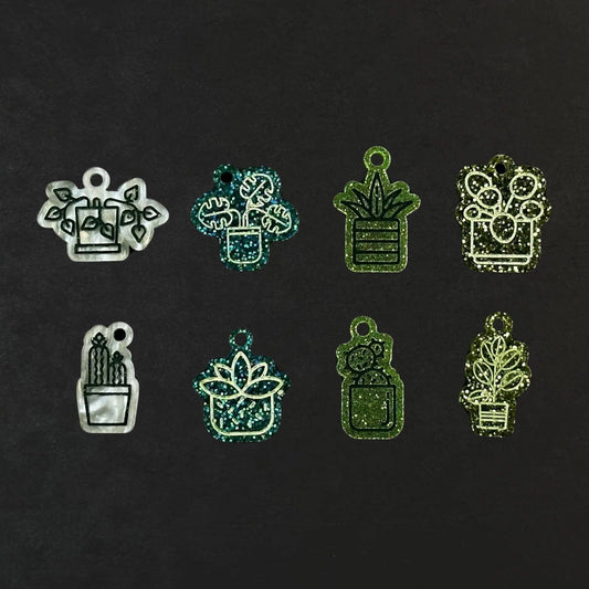 Yarnistry - House plant stitch markers Yarnistry