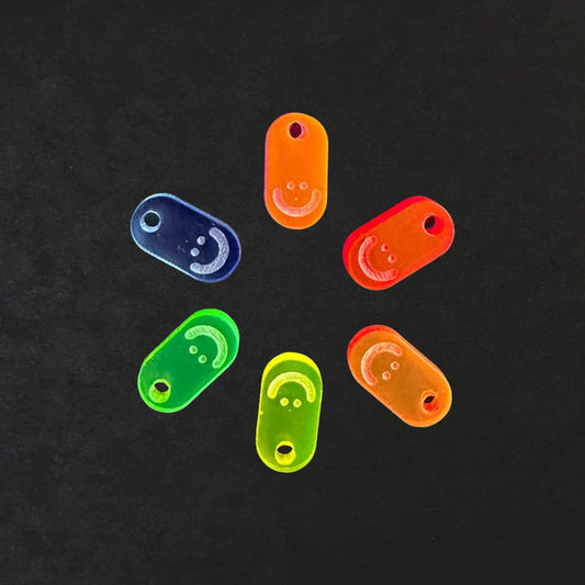 Yarnistry - Smiley neon markers Yarnistry