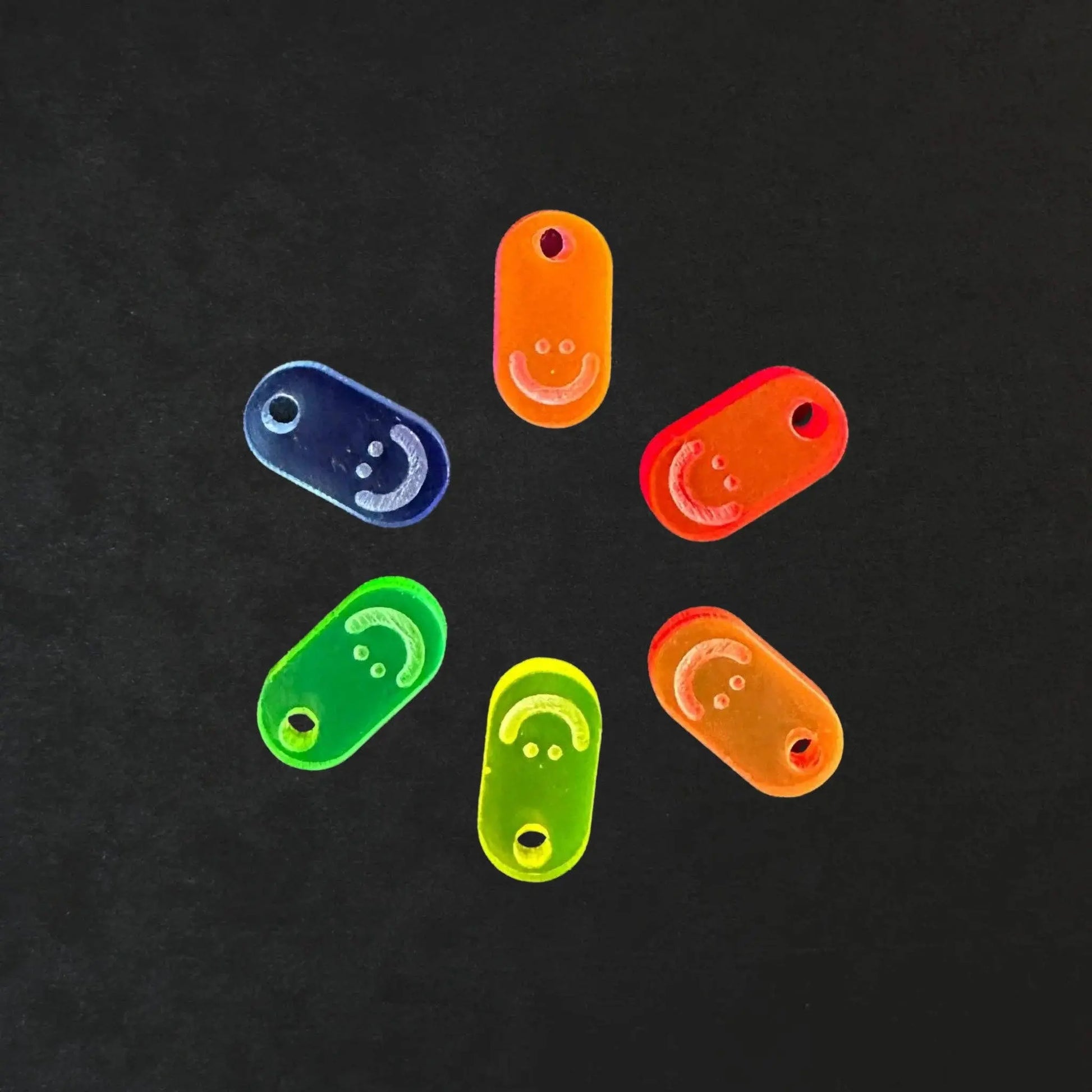 Yarnistry - Smiley neon markers Yarnistry