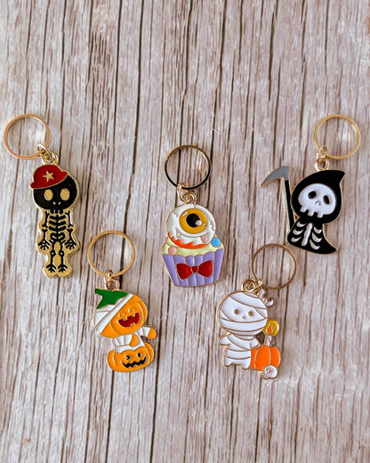 Hello Kim - Kim Chui - Halloween #2 - Stitch markers